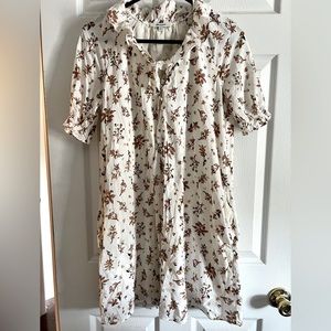 Madewell Flower Print Dress | Size XS